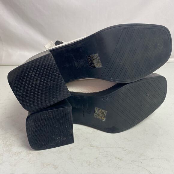 Nasty Gal Faux Leather High Platform Chelsea Boots Size 10 - Picture 9 of 9